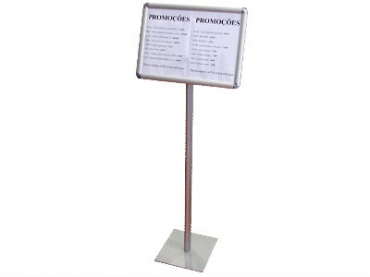 Painel / Expositor para Publicidade A3 com Base